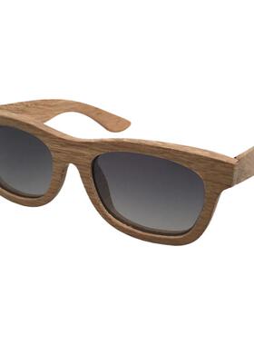 欧美畅销原木色太阳眼镜 乌花梨实木框偏光墨镜