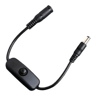 DC5.5*2.1mm线材公对母带开关