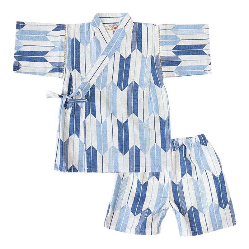 和风纯棉男童甚平和服浴衣套装