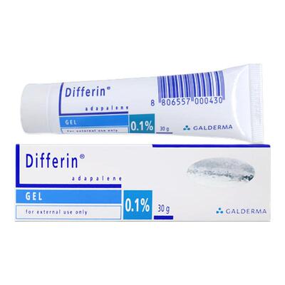 香港直邮Differin痘肤零l阿达帕林0.1%30g维A酸凝胶 痤疮痘痘粉刺