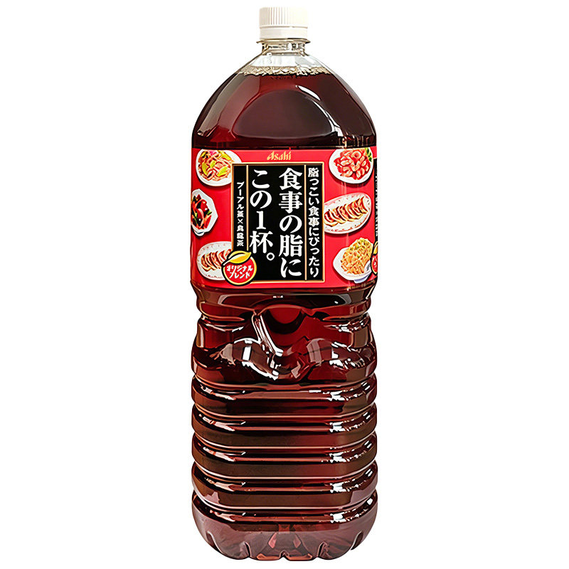 日本朝日2L大瓶无糖茶