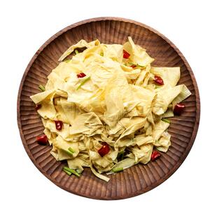 花灯笼薄豆腐皮衣头层 碎豆腐皮油豆皮腐竹皮干货500g豆制品商用