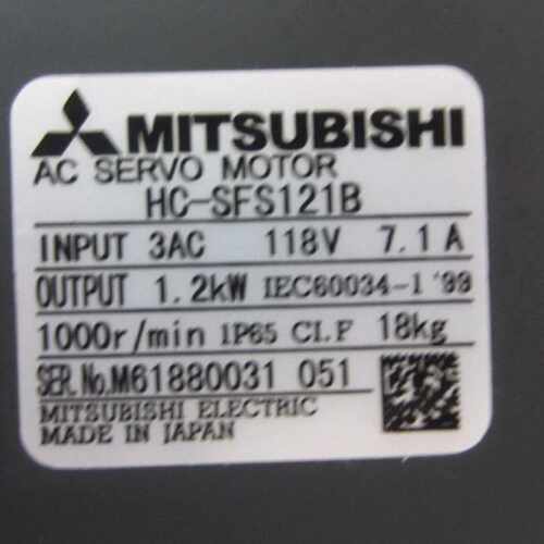 议价三菱伺服电机HC-SFS121B/HC-SFS121/HC-SFS121BK 议价