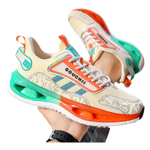 运动鞋男款秋季休闲2025新款男鞋青少年减震跑步鞋子增高学生跑鞋