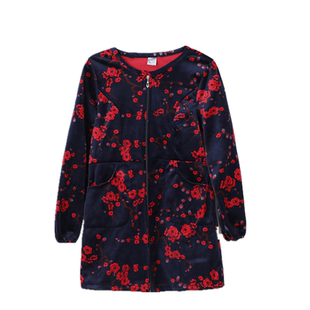 罩衣女新款加绒外穿洋气年轻款羽绒服罩衣上班专用厨房防脏围裙