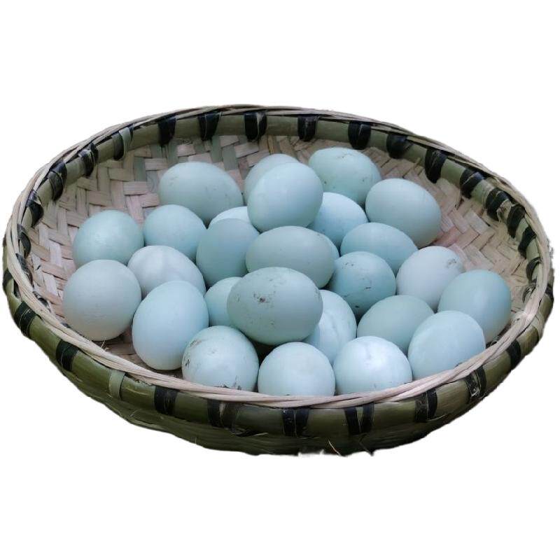 黔东南特产本地鸡蛋小香鸡新鲜食用月子鸡蛋绿壳大山散养30枚包邮
