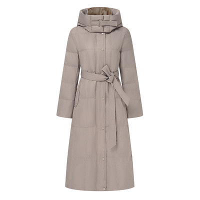 赢智尚中长款鹅绒羽绒服厚外套