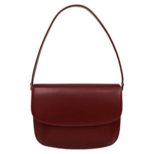 猴子家 极简复古风琴包牛皮腋下包 高智感vintage方块包单肩女包