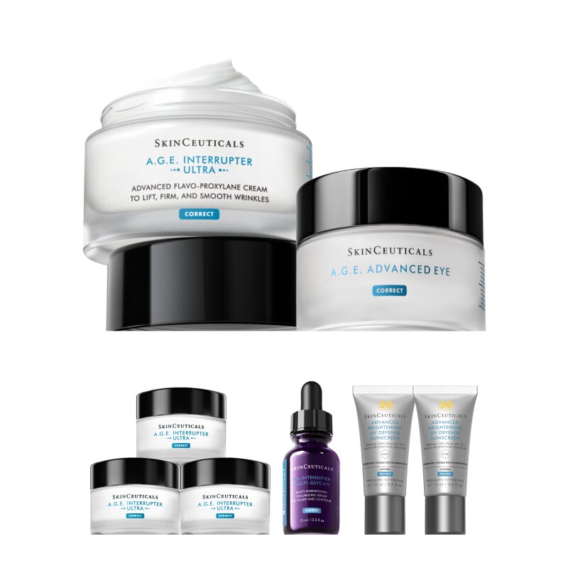 【顺丰速达】修丽可AGE眼霜+AGE面霜套装 玻色因紧致淡纹抗皱