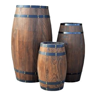 橡木桶酒桶木桶实木婚庆装饰啤酒桶酒庄摆件陈列木制木酒桶定做