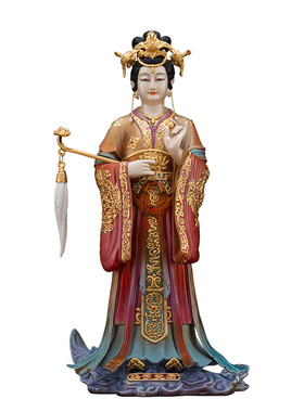 碧霞元君神像家用供奉摆件