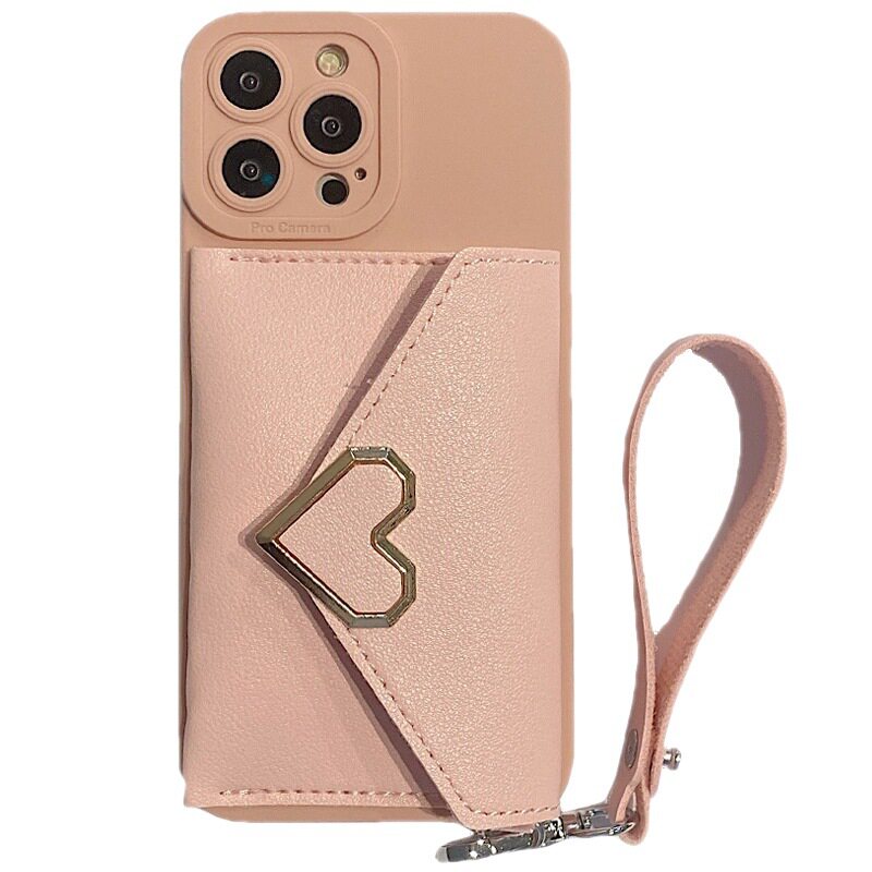 奢华简约iphone13手机壳配卡包