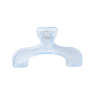 Planwith宝盖头书夹固定书本夹儿童看书阅读架防书翻页办公收纳票据夹资料夹多功能透明夹子文具试卷夹文件夹