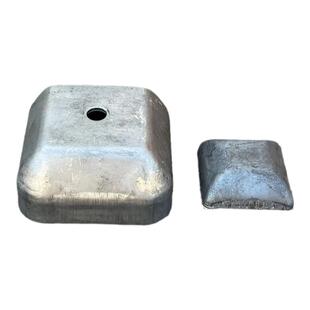 堆垛脚碗顶盖底座铸铁底脚方管封头周转箱脚杯货架料箱脚腕巧固架