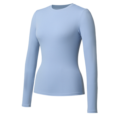 科里芙运动网球服女冬季晨跑步训练服长袖休闲修身显瘦羽毛球上衣