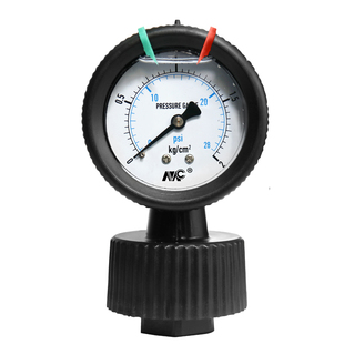 PP-60隔膜压力表全塑耐酸碱防腐蚀药水PCB环保污水处理耐震压力表