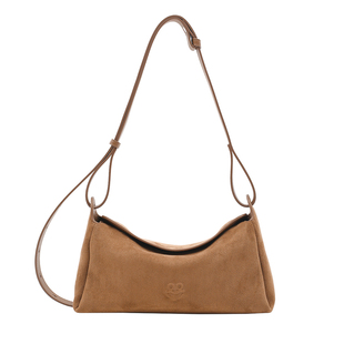 OMENTAR欧蒙特笑脸奶砖包女小众秋冬斜挎手提通勤包包