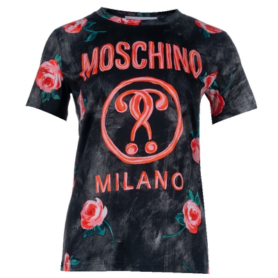 莫斯奇诺短袖moschino彩绘