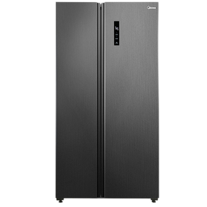 美的607L对开双开门十字大容量风冷无霜家用超薄一级变频606冰箱