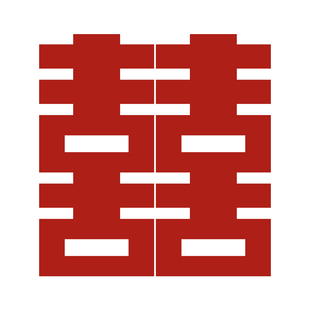 结婚立体大喜字落地kt板摆件女方订婚房布置大门口婚礼双囍字装饰