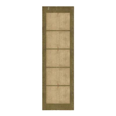 国展投稿仿古群鸟山画底纹锦饰四尺条幅半生熟微喷纸书法作品纸