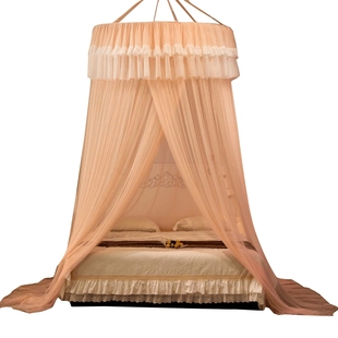 公主吊顶蚊帐家用2025新款免安装卧室落地高级床幔新型全罩式纹账