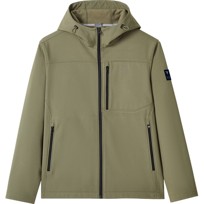 探拓户外软壳衣男款加绒外套