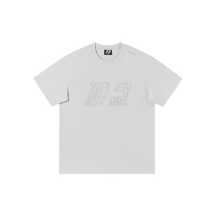 FORNINES刺绣重磅纯棉短袖T恤男女情侣上衣潮牌2026夏季新款半袖