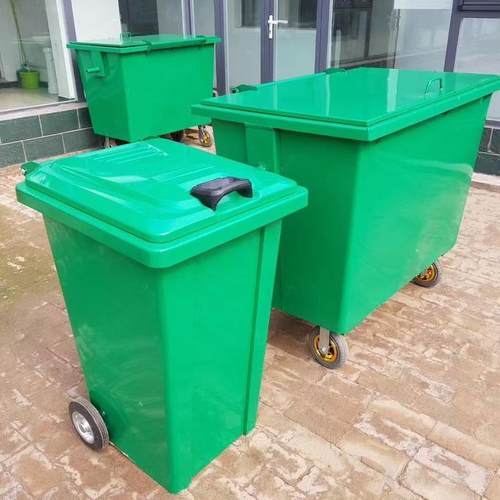 环卫挂车垃圾桶分类垃圾箱大型户外升240L铁质垃圾桶垃圾桶厂家