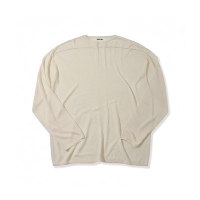 圆领微透亚麻罩衫设计师品牌