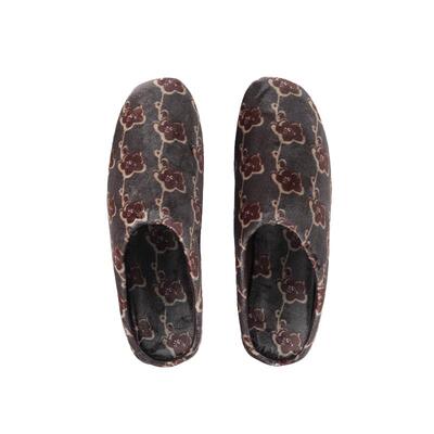 【梅花丝绒拖鞋】JNBYHOME江南布衣秋家居鞋女可外穿复古丝绒