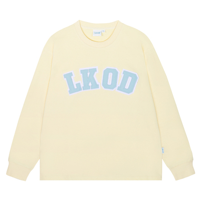 LKOD秋冬休闲情侣皮质字母长袖