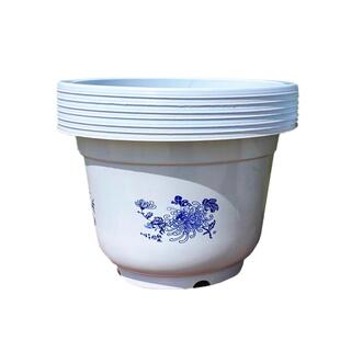 水培无孔荷花塑料花盆睡莲碗莲水养绿萝水生铜钱草养鱼圆形大花盆