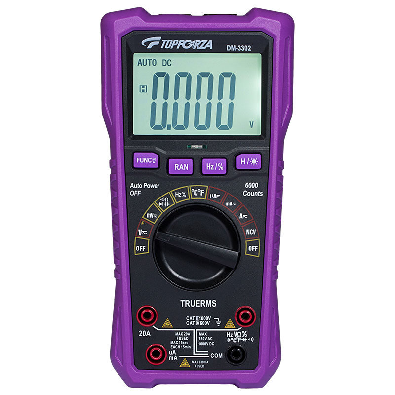 拓伏锐万用表高精度自动量程真有效值防烧数字数显万能表温度电容