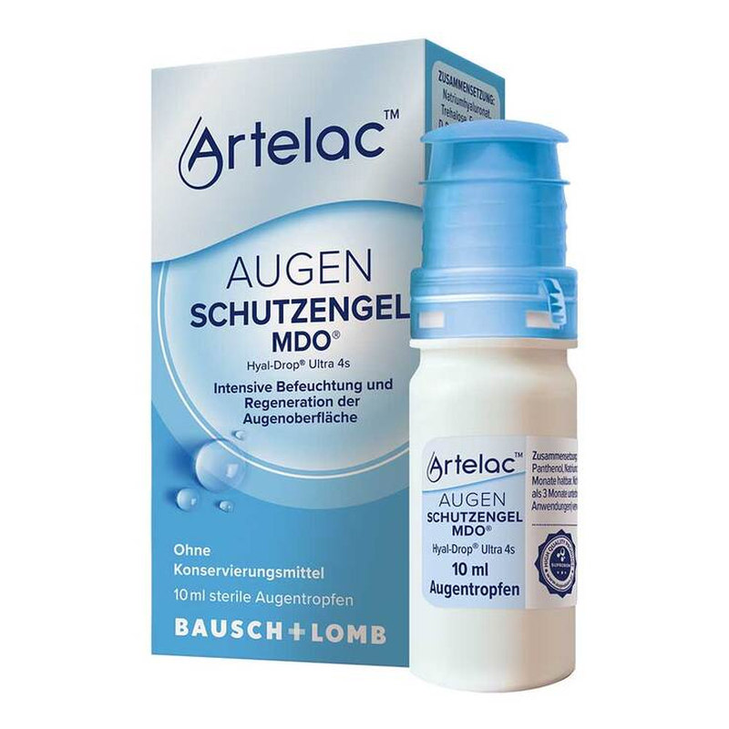 Artelac博士伦天使泪滴眼液玻璃酸钠海藻糖人工泪液10ml眼睛干涩