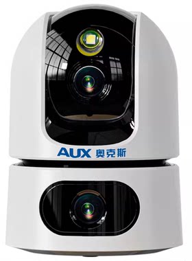 奥克斯家用监控摄像头手机远程无需网络360度无死角室内外摄像机