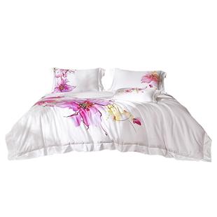 MINE/寐美国Agraria艾格瑞新疆长绒棉四件套纯棉床品 鸢尾香草