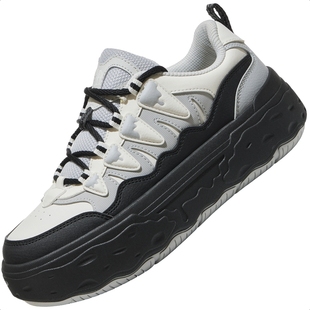 骆驼芒果户外鞋2025冬季新款厚底增高板鞋运动百搭舒适徒步鞋女鞋