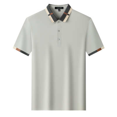 利郎男士短袖POLO衫透气无痕T恤