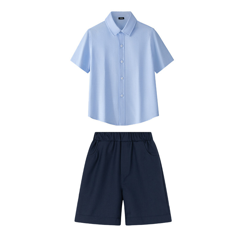 六一儿童演出服中小学生校服短袖衬衫学院风大合唱朗诵套装毕业季