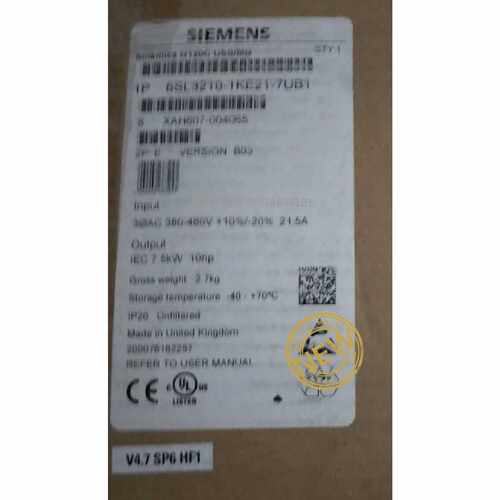 议价真品6SL3210-1KE21-7UB1西门子7UF1 7UP1变频器6SL32101KE217