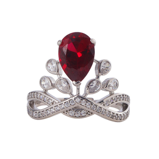 lovebuff陆沉周边为爱加冕戒指生日礼物s925银光与夜之恋锆石戒指