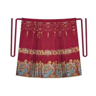 火离织造司原创明制汉服斗篷刺绣对交穿马面裙秋冬新年拜年套装女