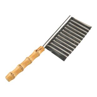 土豆刀不锈钢厨具波浪纹狼牙竹节根手柄切蔬菜萝卜洋芋薯条片花刀