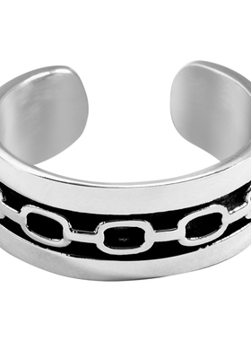 原创小众戒指个性开口情侣