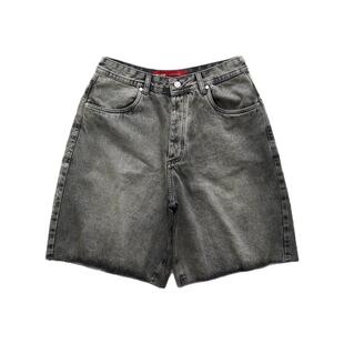 现货PIET X OAKLEY DISTRESSED DENIM 联名水洗做旧牛仔短裤 24AW