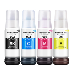 适用epson爱普生003墨水L3258 L3256 L3251打印机黑彩色补充装L3250专用喷墨墨汁通用四色补充液墨仓式爱普森