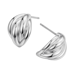 OKOF野蛮生长小藤蔓S925纯银耳钉高级感银耳饰通勤精致小众饰品