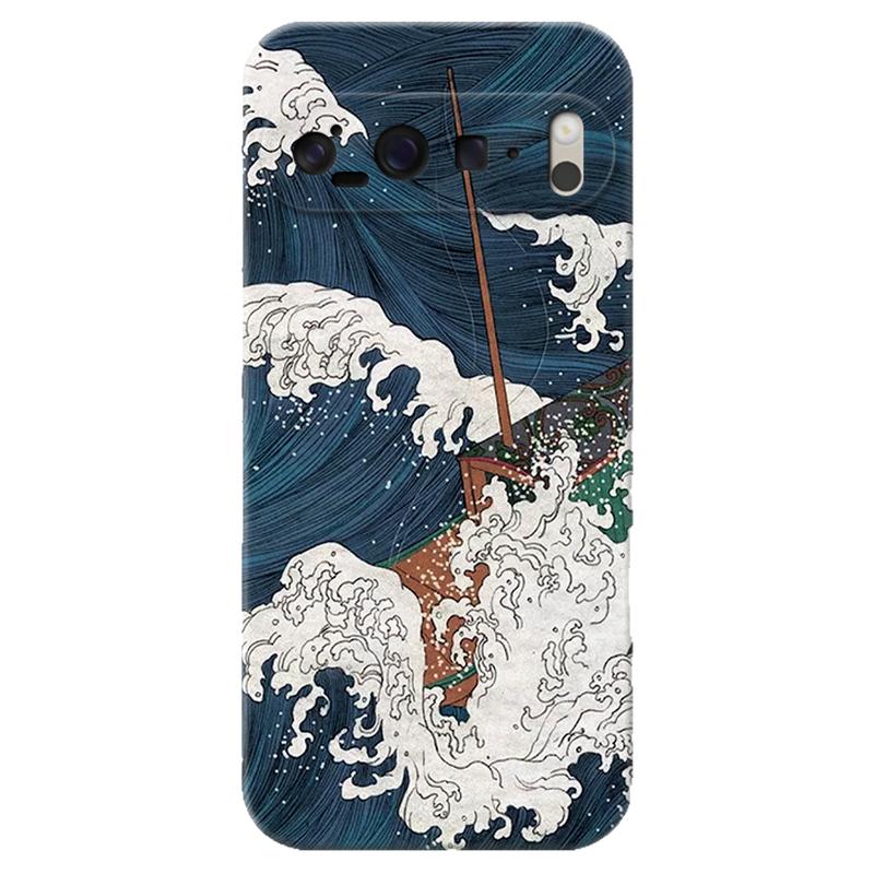 乘风破浪会有时适用谷歌Pixel10手机壳9pro/8/7/6A复古XL文艺浮世绘油画男生个性女款防摔软