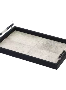 本墨 客厅茶几永生苔藓托盘台灯书籍组合摆件样板房展厅软装陈设